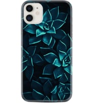 Apple iPhone 11 12 13 Mini Kılıf Desemli Silikon Mistik Çiçekler 1650