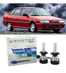 Renault 21 Led Xenon Uzun + Kısa Far Ampulü H4 Access Yeni Seri Beyaz