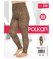Polkan 220 Leopar Desenli Kadın Tayt