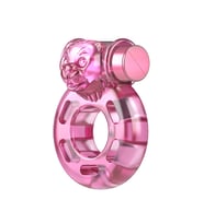 Pretty Love Ring Ayı Figürlü Güçlü Titreşimli Penis Halkası Klitoral Mastürbatör
