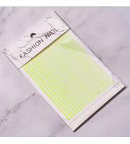 Adanil Nail Art Kendinden Yapışkanlı Şerit Sticker Lime Sarı Yeşil