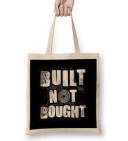 Funny Built Not Bought Weightlifting Gym Bez Çanta Uzun Saplı