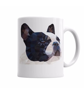 DIAMOND BULLDOG KÖPEK PUG Kupa Bardak Porselen