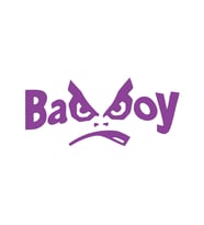 Badboy Kötü Çocuk Sticker17x17 Cm Mor