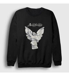 Presmono Unisex Siyah Eternity Anathema Sweatshirt 9494tt