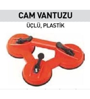 15011 Üçlü Plastik Cam Vantuzu