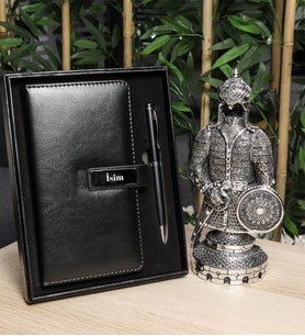 Fetih Zırh Ayetel Kürsi Biblo & Özel Kutulu Defter Seti