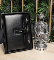 Fetih Zırh Ayetel Kürsi Biblo & Özel Kutulu Defter Seti