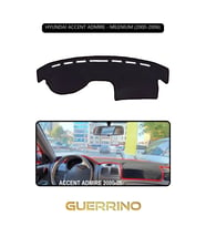 HYUNDAİ ACCENT ADMİRE/MİLENİUM 2000-2006TORPİDO KORUMA HALISI SİYAH KENAR