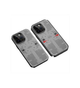 Newface Apple iPhone 13 Pro Kılıf Mekanik Bumper Kapak - Siyah