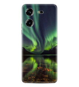Tecno Pova 5 Kılıf Resimli Desenli Baskılı Silikon Kuzey Işıkları 1327