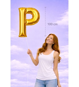 1 MT Gold Harf Balon Helyumsuz Paketli Kargo Gönderimi