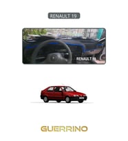 RENAULT 19 TORPİDO KORUMA HALISI GRİ KENAR