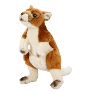 Animals Of The World Ayakta Kanguru Peluş Oyuncak 28 cm (Çok Renkli)
