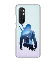 Xiaomi Mi Note 10 LITE Uyumlu The Witcher Tasarımlı Şeffaf Telefon Kılıfı