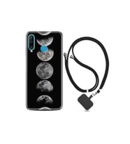 Huawei P30 Lite Kılıf Desenli Silikon Boyun Askılı Happy Human Birthday 1354