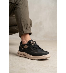 Elit HML9036 Erkek Klasik Sneaker Siyah