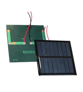 Powermaster Öğrenciler İçin 4.2 Volt 0.6 Watt 60x60 mm Solar Güneş Enerji Paneli