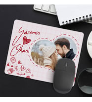 Kişiye Özel Fotoğraflı Romantik Mousepad