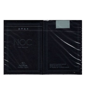 USPCC Bicycle NOC Pro Jet Black Marked Premium Oyun Kağıdı iskambil Kartları (Karışık)