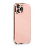 Apple İphone 13 Pro Kılıf Volet Silikon - Pembe