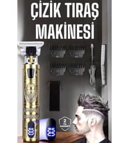 Çizik Tıraş Makinesi Şarjlı Paslanmaz Çelik Bıçaklı Uzun Ömürlü