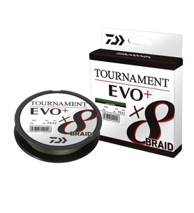 Daiwa Tournament EVO+ 8B Dark Green İp Misina (270m) 0,16 mm.