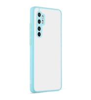 Xiaomi Mi Note 10 Lite Kılıf Kamera Korumalı Mat Kapak (Turkuaz)