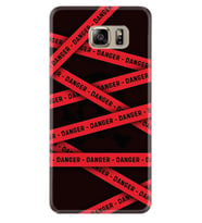 Samsung S7 Edge S20 Fe Plus Ultra S21 S22 Kılıf Desenli Silikon Danger 1372