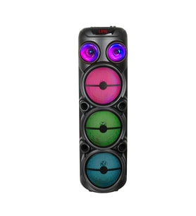 Zore GD-2887 Dijital LED Göstergeli Mikrofonlu RGB TWS 8 inç Stereo Bass Kablosuz Karaoke Hoparlör