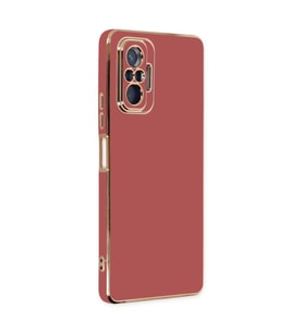 Xiaomi Redmi Note 10 Pro Kılıf Volet Silikon - Kırmızı