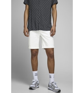 Jack & Jones Erkek Denim Şort - Rick Original (Beyaz)