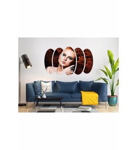 KADIN SAÇ MODELİ KUAFÖR MDF TABLO-1027