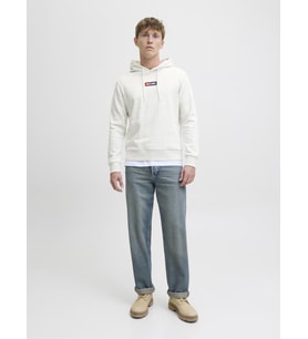 Jack & Jones Pan Erkek Hoodie – Kapüşonlu Sweatshirt – Rahat Fit Uzun Kollu