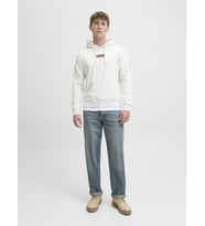 Jack & Jones Pan Erkek Hoodie – Kapüşonlu Sweatshirt – Rahat Fit Uzun Kollu