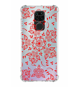 Xiaomi Redmi Note 9 Köşe Korumalı Antişok Kapak Nostalji Desen Tasarımlı Şeffaf  Kılıf