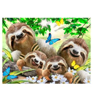 Nessiworld Prime 3D Tembel Hayvan Pelüş ve Selfie 48 Parça Puzzle 15804