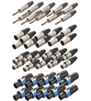 Lastvoice Connection Paket-5 Jak XLR Speakon Konnektör Paketi
