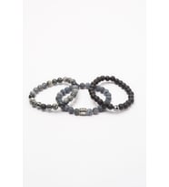 AKİK JASPER HEMATİT ONYX DOĞALTAŞ KOMBİN BİLEKLİK GARANTİLİ KUTULU
