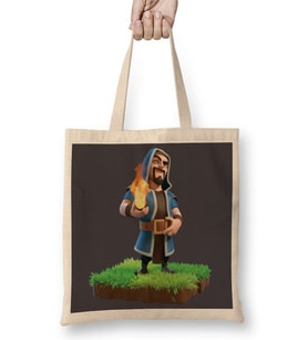 Clash of Clans O Mago 2 Bez Çanta Uzun Saplı