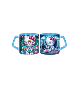 Ghostbastır Design Hello Kitty Bilim İnsanı Kupa Bardak Tek Adet 0217