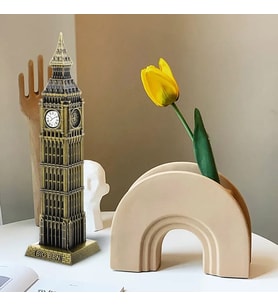 Dekoratif Metal Big Ben Saat Kulesi Biblo