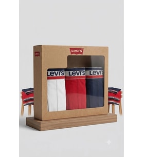 3'lü Paket pamuklu Basic Sportswear Logo Boxer