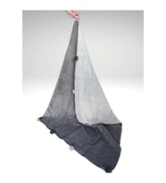 BEBEK PAMUKLU PONPONLU BATTANİYE 100x120 Gri