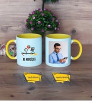 Muhasebeci Kupa Bardak Sarı Fotoğraflı Muhasebeciler Günü Hediyesi