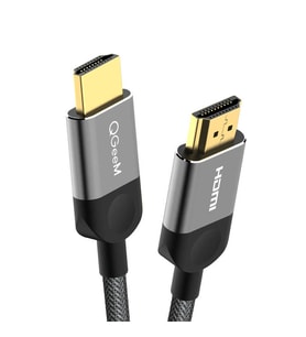 İki ucu HDMI, HDMI 'dan HDMI 'ya Bağlantı Video Ve Ses Aktarım Kablosu (5Metre/4K ve 3D Desteği) (Siyah)