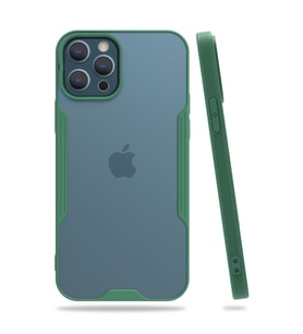 Iphone 12 Kılıf Platin Silikon - Yeşil