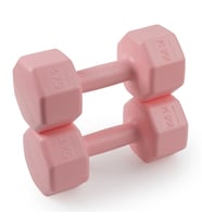 2 Adet 4 KG Pembe Dambıl Seti – 8 KG Toplam Ağırlık, Fitness ve Evde Egzersiz