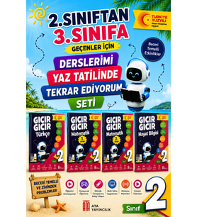 2.Sınıftan 3.Sınıfa Geçenler İçin Derslerimi Yaz Tatilinde Tekrar Ediyorum Seti
