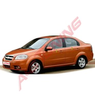 Chevrolet Aveo SEDAN Krom Cam Çıtası Tk 2006-2011 Paslanmaz Çelik